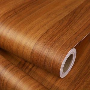 Groene Iep Houtnerf Zelfklevend Nep Hout Keukenmeubel Behang Tafelblad Meubelpapier Renovatie Houtstructuur Papier