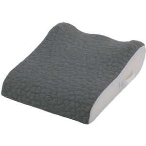 Ergonomisch beenverhogingskussen - kniesupport voor lezen en rust, medium zacht, machine wasbaar, blauw en wit, leesrustkussen | Comfortabele ondersteuning | Polyesterhoes