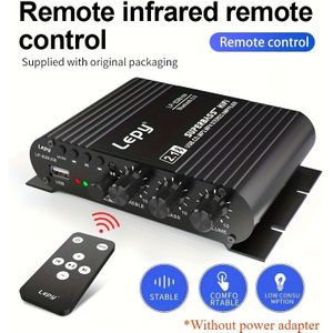 Voor Mini Autoversterker, Audio MP3 Muziekspeler Amp, HiFi Geluid met Afstandsbediening, Geschikt voor Auto's, RV's, Thuis Etc., door UPCotive