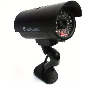 Realistische 5-seconden LED Rode Knipperende Dummy Camera met Nepkabels - Ultra-Lange Duurzaamheid, Werkt op Batterijen, Geen Batterij Nodig, High-Definition Video Opname