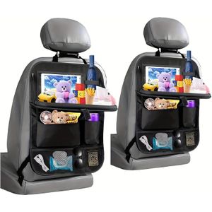 1pc Oxford Car Organizer,car Storage Bag With Tray Dining Table, Dirty Resistant And Wear Resistant-suitable For Snacks And Toys