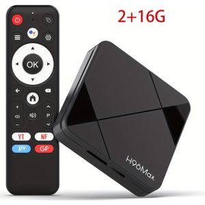 H96 MAX 14 Smart TV Box | -Core ARM A53, 4K 3D HDR10 Ondersteuning, EU Stekker, Geen Batterij, 220-240V WiFi6 BT 5.4, 4K@60Fps HD, 100M Ethernet, Google , Media Player, Mirroring Cast, Dual