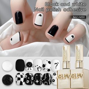 2 stuks 15ml Gel Nagellak Set Semi Permanente Gelnagel Kits Compleet Manicure Kit Soak Off LED Vernis Nail Art DIY Thuis Salon Cadeau voor Vrouwen