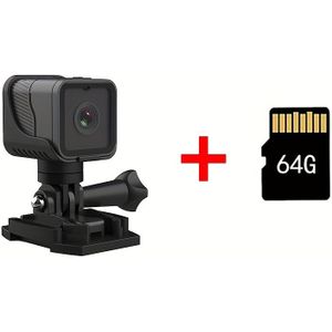 Draagbare Camera, 1080P Full HD Sportcamera, Hotspot WiFi Helmcamera, Motor- en Fietscamera, Autocamera