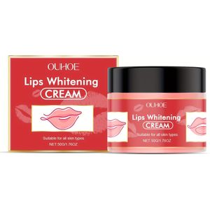 Hydraterende Lippenbalsem met E en Hyaluronzuur voor Droge Lippen, Lichtbeige Verzorging - 50g