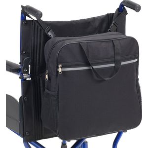 Rolstoel Accessoiretas, 1 Stuk Opbergtas met Capaciteit en Handvat - Multifunctionele Organizer Geschikt voor Stoelen en Scooters