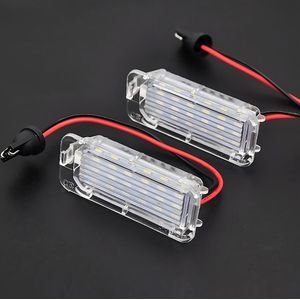OTNHAEE 2 stuks voor Ford LED kentekenplaatverlichting, directe vervanging voor Focus 5D, Fiesta, , , , Kuga, voor for Galaxy, bedraad,