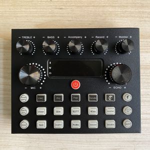 V8S Geluidskaart met Stemvervormingseffecten, Perfect voor PC-opnames, Zingen, Streamen en Gamen!