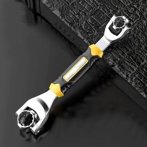 52-in-1 Dopsleutel met Anti-Slip Grip en Draaibaar Ontwerp - Duurzaam, Makkelijk te Gebruiken voor Huis- en Autoreparatie, Universele Sleutel Gereedschap