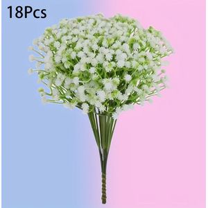 540pcs Realistic Artificial 's Breath Flowers - White Plastic For Weddings, Engagements, Christmas, Halloween, Thanksgiving, Valentine's Day & Decorations, Festive Home Decor| |neutral Decor Item