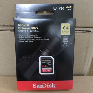 SanDisk Extreme PRO 200MB/-kaart U3/4K/V30 voor Camera Auto DV SLR 64GB/128GB/256GB