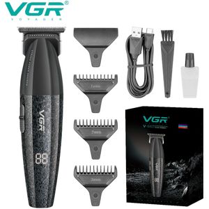 Professionele Haartrimmer, Oplaadbare Baardtrimmer met 9000 RPM, Elektrische Schaar voor Mannen en Lichaamshaar, Unisex Verzorgingsgereedschap voor Intieme Gebieden, -640T