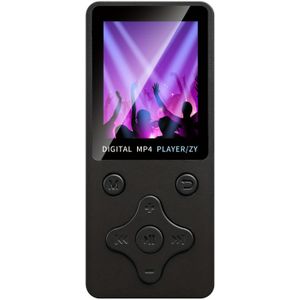 32GB T1-C draagbare MP4 MP3-speler met geheugenkaart, ondersteuning voor muziekafspelen, FM-radio, video'-books en opname, inclusief hoofdtelefoonkabel, ideaal voor sport en reizen
