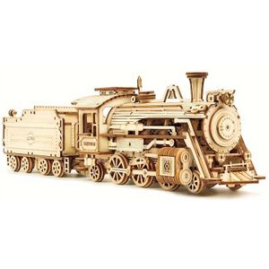 3d Puzzle Movable Car Kit, Mc501 Wooden Model , Adult Toy Gift, Laminated , Light Brown, 3d Game