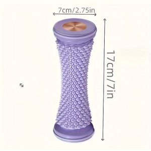 1-Pack Voet Fascia Roller - Synthetisch Rubber Spierontspanningswiel voor Yoga, Fitness en Boogtraining - Comfortabele en Effectieve Voetmassager voor Thuisoefening en Behandeling