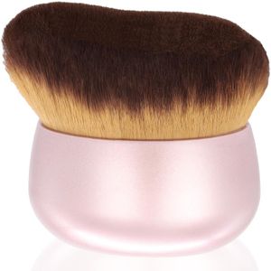 Extra Body Makeup Borstel Voor Zelf Tanner, Makeup & Bronzer Blend, 75mm Brede Kabuki Borstel Biedt Een Meer Gelijk En Mooi Aanbrenging, Ovaal Gezicht & Rug Makeup Borstel, Nat & Gebruik