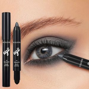 PECOLOVERS Langhoudende Glitter Oogschaduwpotlood - Shimmer Highlighter in , Wit, Roze, Rood, Goud | Natuurlijke Look Oogmake-up