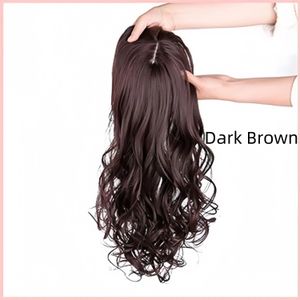 Elegante Krullende Wave Topper voor Vrouwen - ogende 3D Haarpiece, Ademende Ontwerp, Veelzijdige Integratie Hairextension Geschikt voor Alle Gebruikers