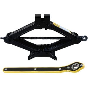 1-Ton Jack met Sleutelset, Autobanden Reparatiegereedschap Kit, Handige Wielwisselaar voor Gemakkelijke en Moeiteloze Bandenvervanging