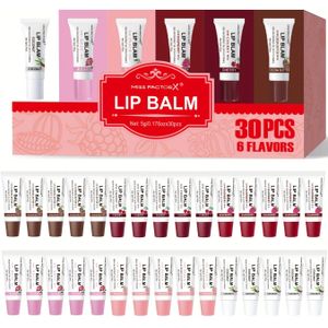 30-delige Lippenbalsemset voor Intensievere Kleur, Langdurig Hydratatie en Glans – Het Cadeau voor Droge Lippen en Vrouwen bij Speciale Gelegenheden