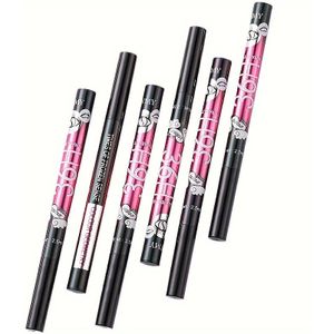 6PC & Glad Vloeibare Ooglijner Set - Waterdicht, Zweetdicht, Langdurige Dracht, Ultra-Fijne voor Precisie Toepassing - Intens Zwart