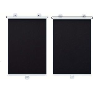 2 stuks Verduisterende Gordijnen met Bijpassende Zuignappen, Geen Boren Nodig, Geschikt voor Keuken, Badkamer, Slaapkamer en Zonwering in de Auto