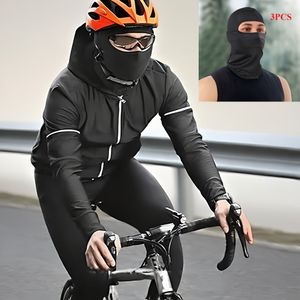 3 stuks Heren & Dames Volledig Gezicht Ski Maskers - Winter Balaclava met Volle Bedekking Nek- en Aangeziktsbescherming,
