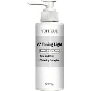 YUITIKUE V7 Out Beige - Hypoallergeen Bodylotion met C & Hyaluronzuur, Diepe Hydratatie voor Alle Lichtbeige Types, Unisex Skincare Geschenk in Stijlvolle Bronzen Verpakking