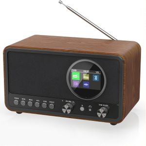 DAB Radio (DAB+, DAB Plus, FM, HiFi Speaker 5W, Koptelefoonaansluiting, TFT Display, Knopbediening), Keukenradio met 60 , Sleep Timer , Survival Gear