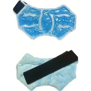 1 stuk enkelgelkralen zak, zachte pluche fijn vakmanschap koud en warm compressie gelzak, herbruikbaar, knieondersteuning, beenbrace, ontspannende ijszak