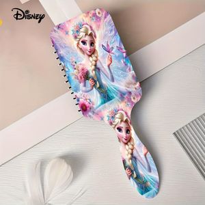 1st Elsa Luchtkussen Haarborstel - Draagbare Hoofdhuidmassage en Ontwarrende Kam, Duurzame ABS Kunststof Paddel, Geschikt voor Alle Haartypes, Dagelijks Gebruik en Reiskam