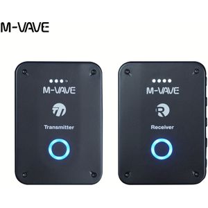 WP-9 draadloos microfoonsysteem 2,4 GHz met oortelefoonmonitoring, USB-C oplaadbare zender en ontvanger, /mute-functionaliteit, universele aansluiting, lithiumbatterij-aangedreven