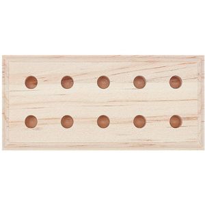 1 stuks Houten Dienblad voor Capsules - Compacte Opbergoplossing voor 0 Lege Capsules, Benodigdheden voor het Maken van Sieraden, Sieraden Display Case, Sieraden