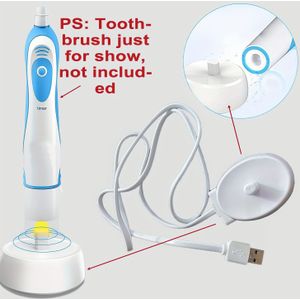 1 stuk Elektrische Tandenborstel Vervangende Oplader, USB-aangedreven Oplaadstation, Compatibel met Ora*l*B Elektrische Tandenborstels D12/D17/D18/S12/S18 etc