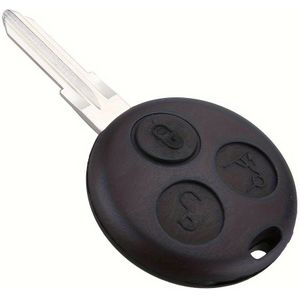 Auto 3 knoppen FOB afstandsbediening Smart Key Case Shell met mes