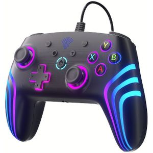 Bedrade Gamecontroller Geschikt voor PS4/XBOX360/PC met RGB-verlichting