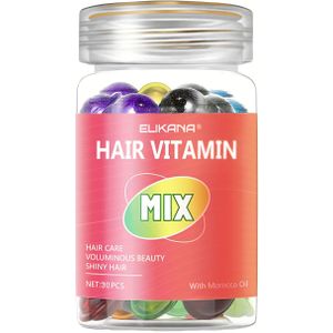 30 Kapsules Conditiemiddel - Multi- Conditiemiddel Kapsules - Verrijkt met Arganolie en Shea Butter, Ideaal voor het Hydrateren, Verfraaien en Glanzen van je Haar