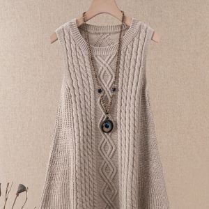 Vrouwen's Elegante Retro Twist Front Vest Top - Taillebinderend Ontwerp, Geribbelde Textuur, Machinewasbaar, All-Seizoenen Laagjes Essentieel voor Casual & Formele Outfits