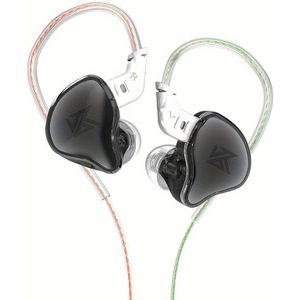 KZ EDC Subwoofer In-Ear Monitorhoofdtelefoon met Ruisonderdrukking en Ingebouwde Microfoon - Ideaal voor Muzikanten, & Zangers!