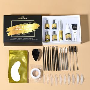 Wenkbrauw & Wimper Permanent Kit 2-in-1 Langdurige Definitie Wenkbrauwcurl en Wimperset