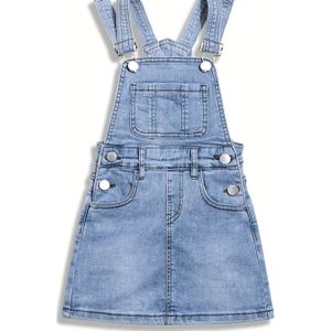 Kinderdenimrok met Bretels - Veelzijdig en Stijlvol Halflengte voor Alle Seizoenen