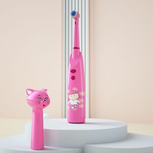 Zachte Elektrische Tandenborstel voor Kinderen met Zachte Borstels - Werkt op Batterij (Batterij niet inbegrepen) Veilige Mondverzorging, Cadeau voor Vaderdag en Moederdag