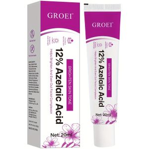 20ml/0.68oz 12% Azelaïnezuur Crème - Corrector, Roodheid & Hyperpigmentatie Verlichtend Middel met Huidverzorgende Geconcentrerde Voedingsstoffen zoals: Zuurstofrijke Creme Met Aloë Vera En E, 12