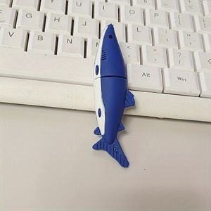 Nieuwheid Cartoon Walvisvormige USB-Flash Drive, Dubbelgebruik Mobiel/Computer, Hoge-Snelheid Mini Draagbare U-Schijf, USB 2.0, Meerdere Opslagopties 4GB/8GB/16GB/32GB/64GB/128GB