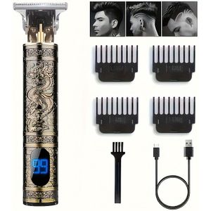 Professionele Elektrische Haartrimmer met USB en Draadloos, Elektrische T- Trimme