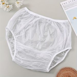 1 stuk/2 stuks Unisex Volwassenen Plastic Ondergoed, PVC Materiaal, Rekbaar, Zacht Wrijvingsarm, Wasbaar Herbruikbaar, Koudbestendig tot -30°C, Ademende Speciale Stof, Kleur