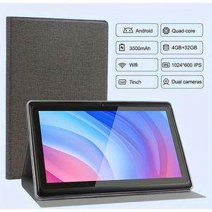 7 Inch 14 Tablet, Met 4GB DDR RAM, 32GB ROM, 3500mAh, Core Processor, 7 Inch Tablet, Tablet IPS Scherm, Camera, Wi-Fi, PC, Pad Tablet