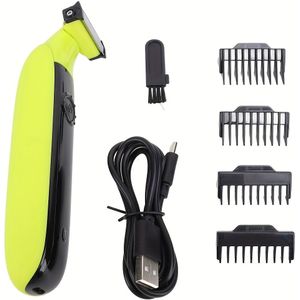 Oplaadbaar Draagbare Elektrische Scheerapparaat voor Mannen, Oksel Lichaamshaartrimmer - Geweldig Cadeau voor of