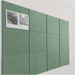 47"x35" 12 Pack Large Cork Board Alternative Felt Wall Tiles With Safe Removable Adhesive Tabs, Cork Wall Tiles Cork Board For Home Office Pin Board Tack Board