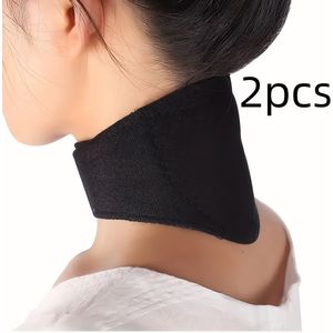 2 stuks Magnetische Nekset - Cervicale Ondersteuningskraag met Magnetische Wrap & Warmte voor Spierontspanning, Postoperatief, Whiplash & Gevoelig Beige - Verstelbaar Apparaat (Geen /)